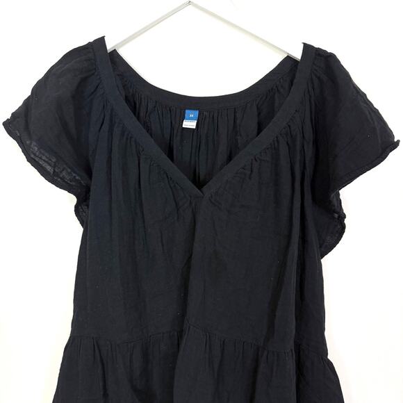 Old Navy Flutter Sleeve V-Neck Dress - Picture 3 of 7